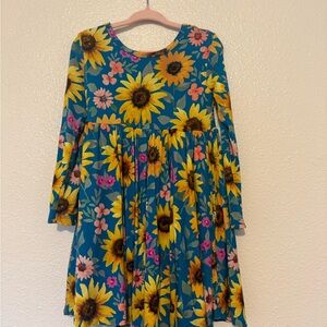 Little Sleepies Sunflower Skater Dress
